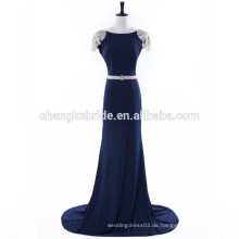 Qualitäts-langes formales Abend-Kleid-Sequins, das geöffnetes rückseitiges Großhandels-Partei-Kleid bördelt